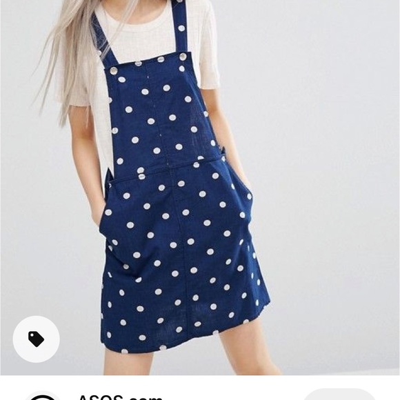 Polka dot overall dress - Picture 7 of 8